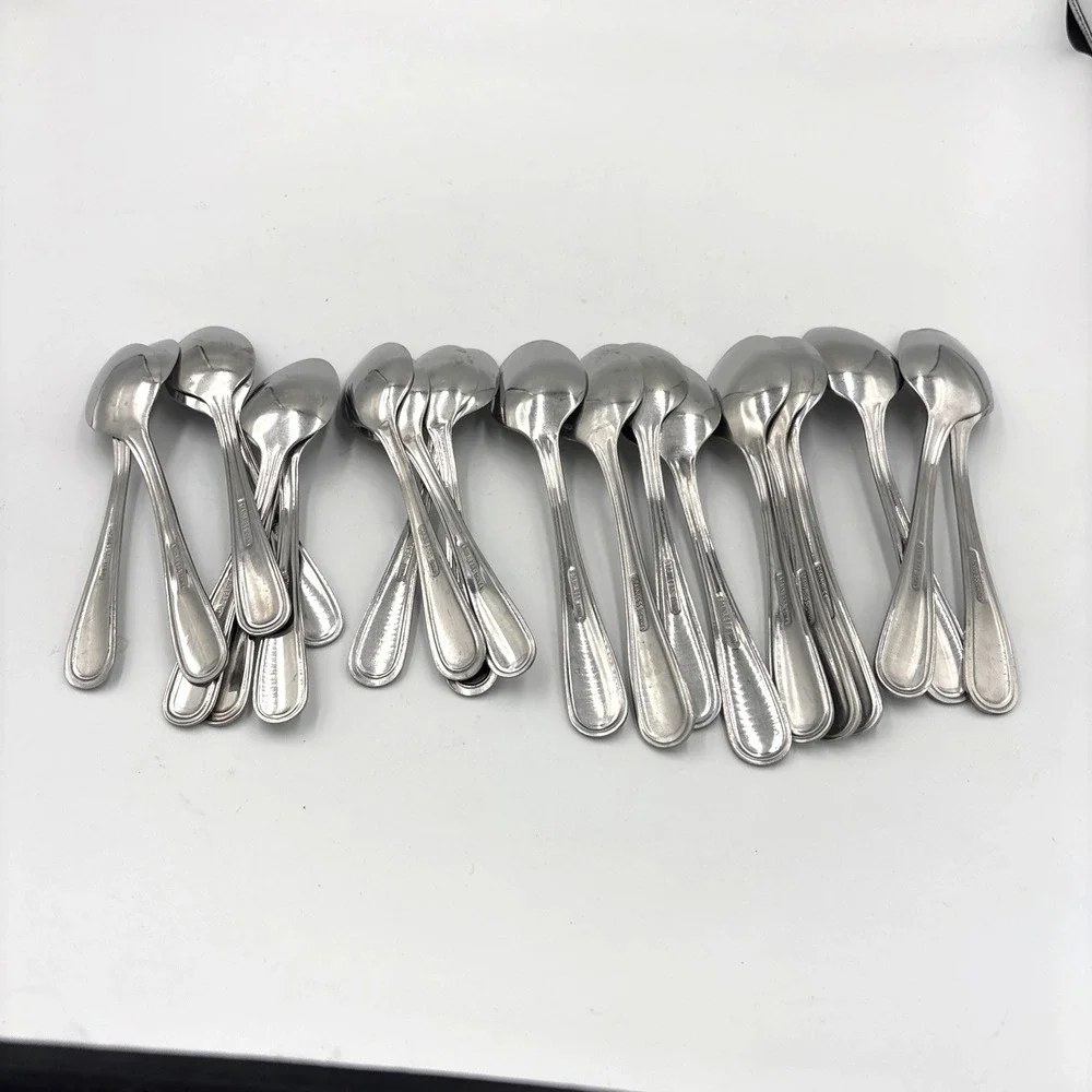20 Pieces Tea Spoons Tablespoons Mix Lot Stainless Steel Spoons